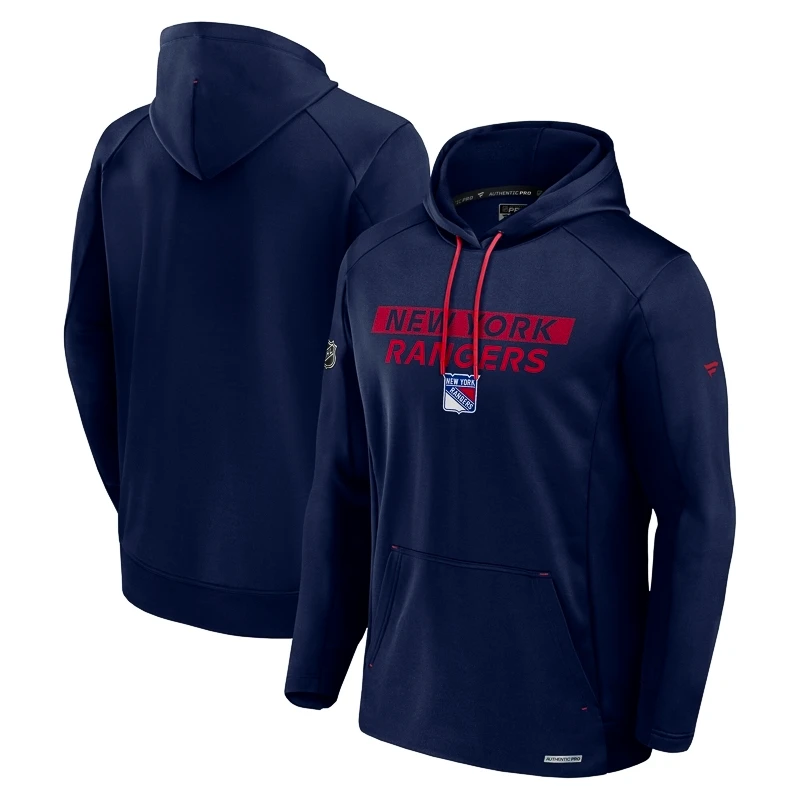 Pánská mikina Fanatics     AP Rink Poly fleece Pullover Hood New York Rangers
