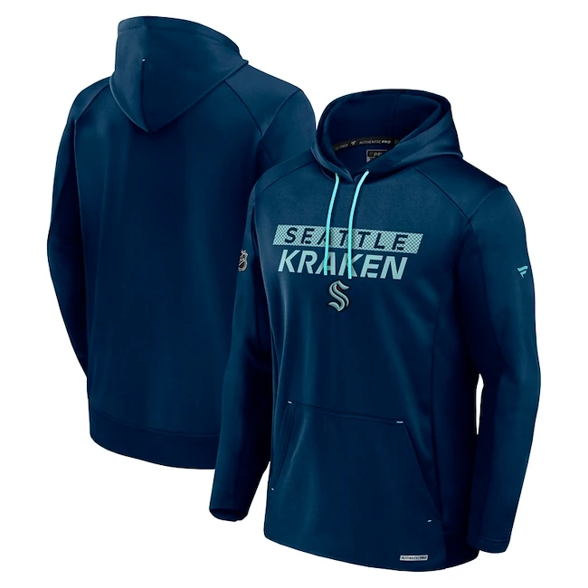 Pánská mikina Fanatics  AP Rink Poly fleece Pullover Hood Seattle Kraken