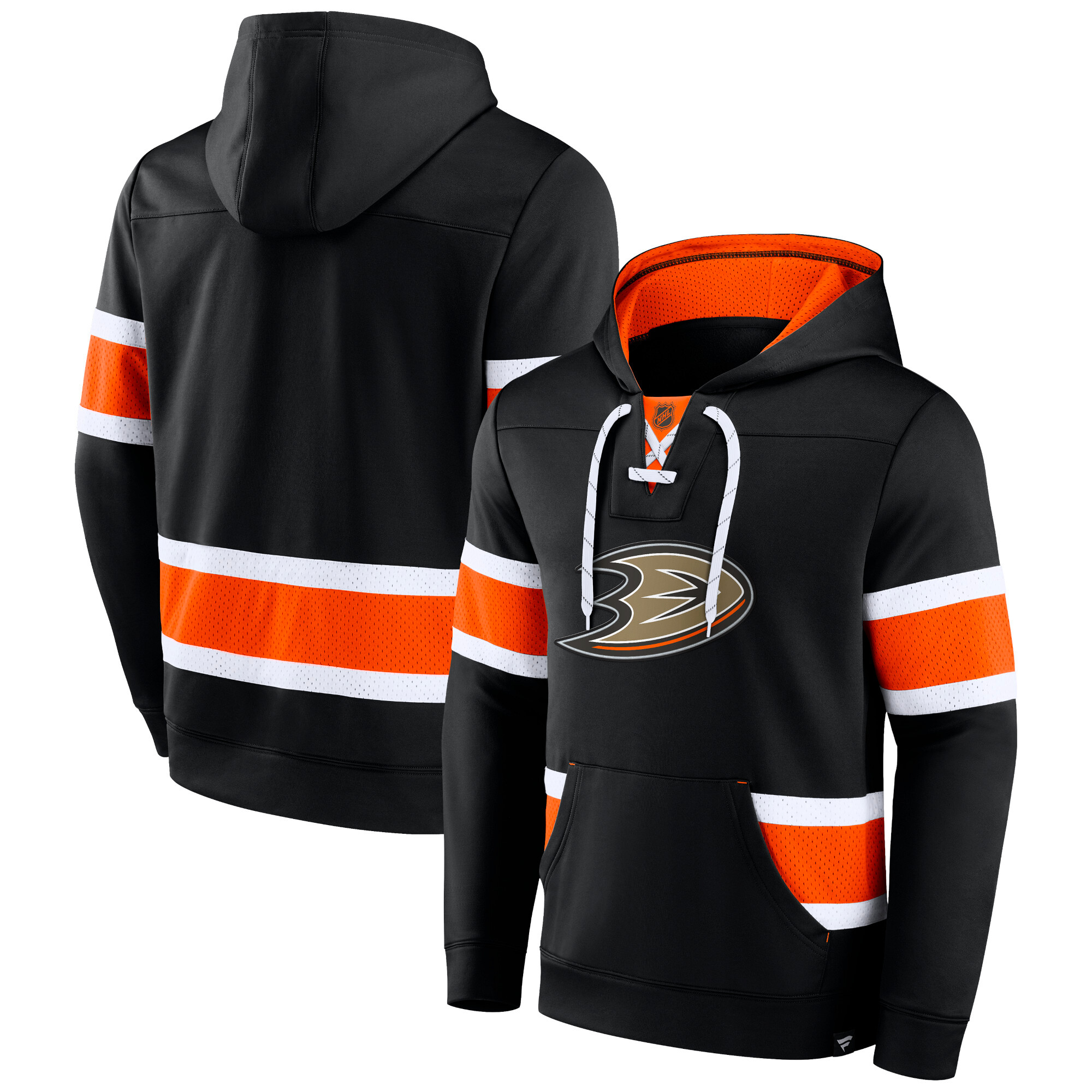 Product detail of Pánská mikina Fanatics  Mens Iconic NHL Exclusive Pullover Hoodie Anaheim Ducks