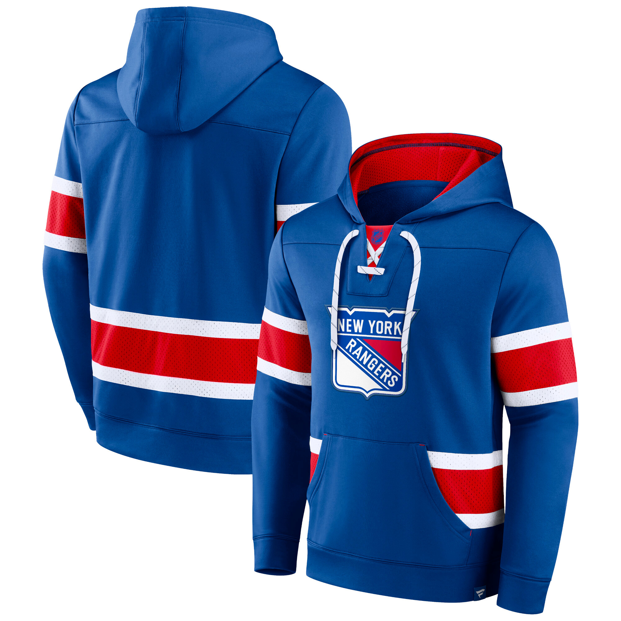 Product detail of Pánská mikina Fanatics  Mens Iconic NHL Exclusive Pullover Hoodie New York Rangers M