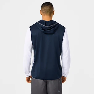 Pánská mikina Head  CLUB 25 TECH Hoodie Men Navy/White