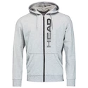 Pánská mikina Head  Club Fynn Hoodie FZ Men Grey