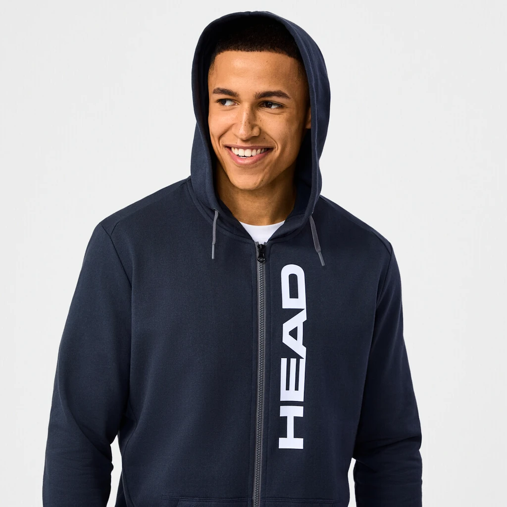 Pánská mikina Head  CLUB ORIGINAL Hoodie FZ Men NV