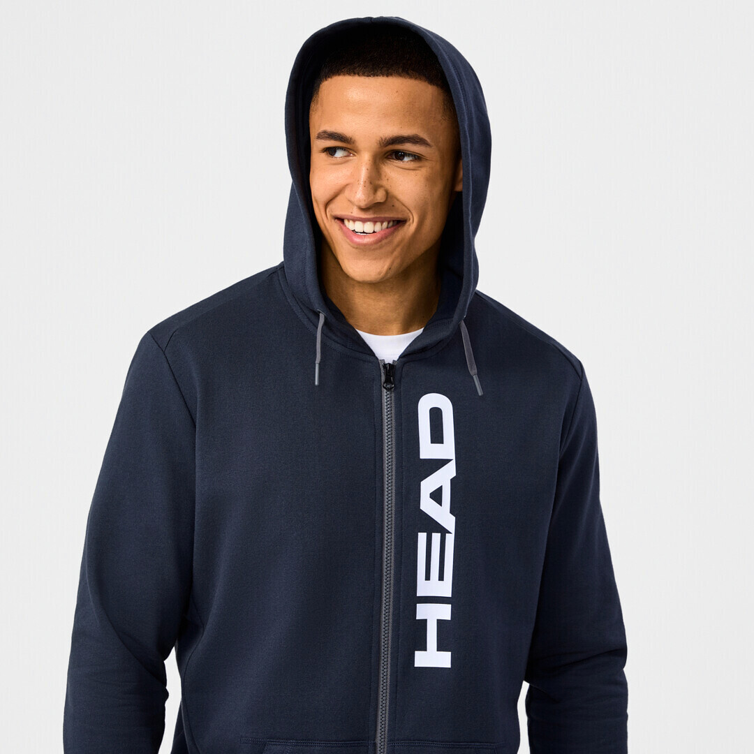 Pánská mikina Head  CLUB ORIGINAL Hoodie FZ Men NV   L - thumb (1)