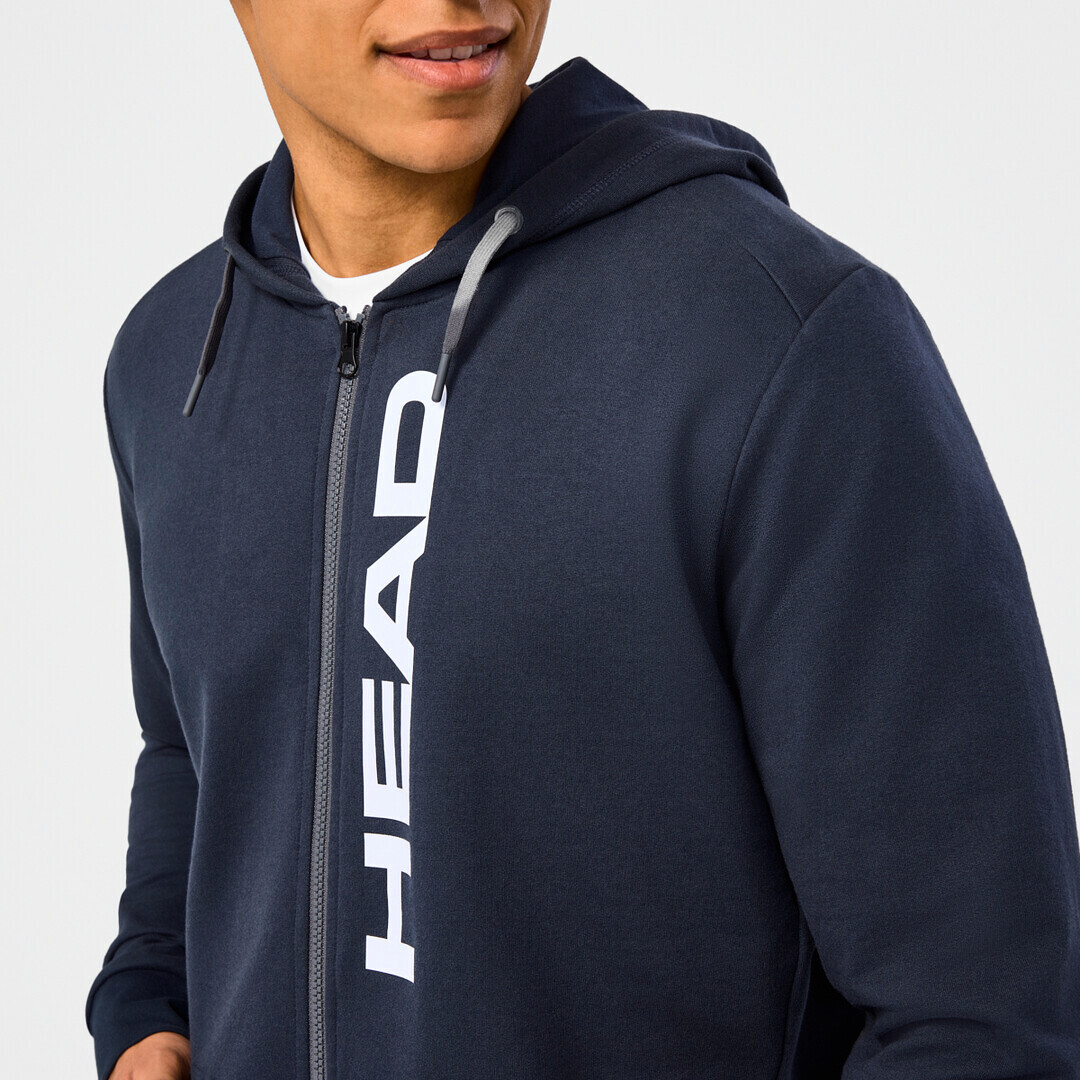 Pánská mikina Head  CLUB ORIGINAL Hoodie FZ Men NV   L - thumb (4)