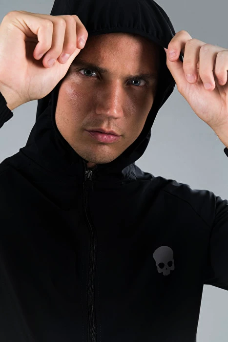 Pánská mikina Hydrogen  Tech FZ Sweatshirt Skull Black M