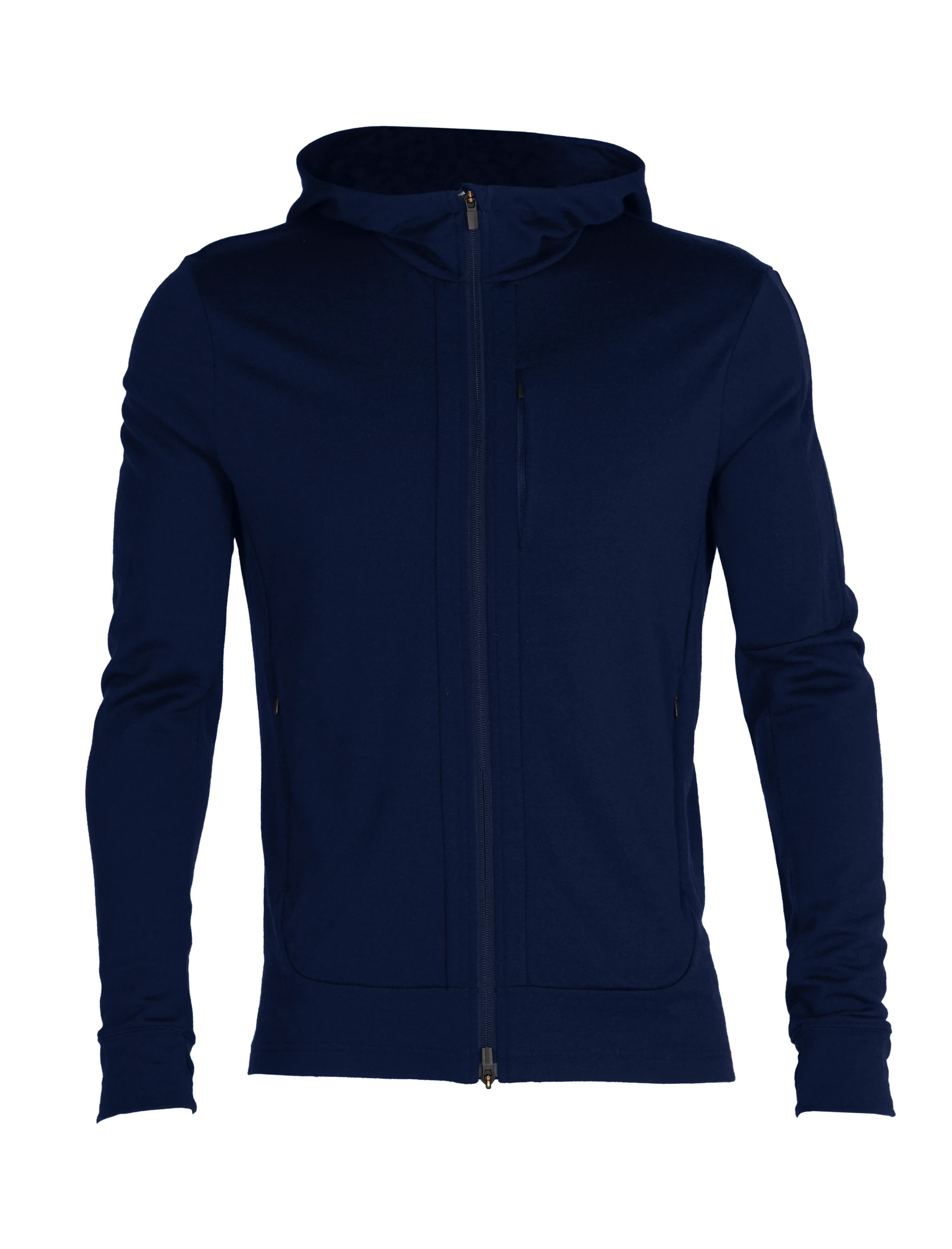 Pánská mikina Icebreaker  Quantum III LS Zip Hood Royal Navy
