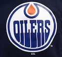Pánská mikina Majestic NHL Edmonton Oilers Logo Hoodie tmavě modrá