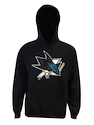 Pánská mikina Majestic NHL San Jose Sharks Logo Hoodie černá