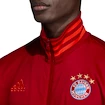 Pánská mikina na zip adidas FC Bayern Mnichov červená