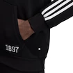 Pánská mikina na zip s kapucí adidas Juventus FC černo-bílá