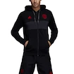 Pánská mikina na zip s kapucí adidas Manchester United FC Black