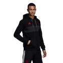 Pánská mikina na zip s kapucí adidas Manchester United FC Black