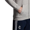 Pánská mikina na zip s kapucí adidas Real Madrid CF šedá