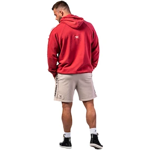 Pánská mikina Nebbia NEBBIA x OLYMPIA Washed Hoodie HERITAGE 793 red