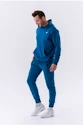 Pánská mikina Nebbia  Pull-over Hoodie with a Pouch Pocket 331 blue