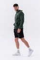 Pánská mikina Nebbia  Pull-over Hoodie with a Pouch Pocket 331 dark green