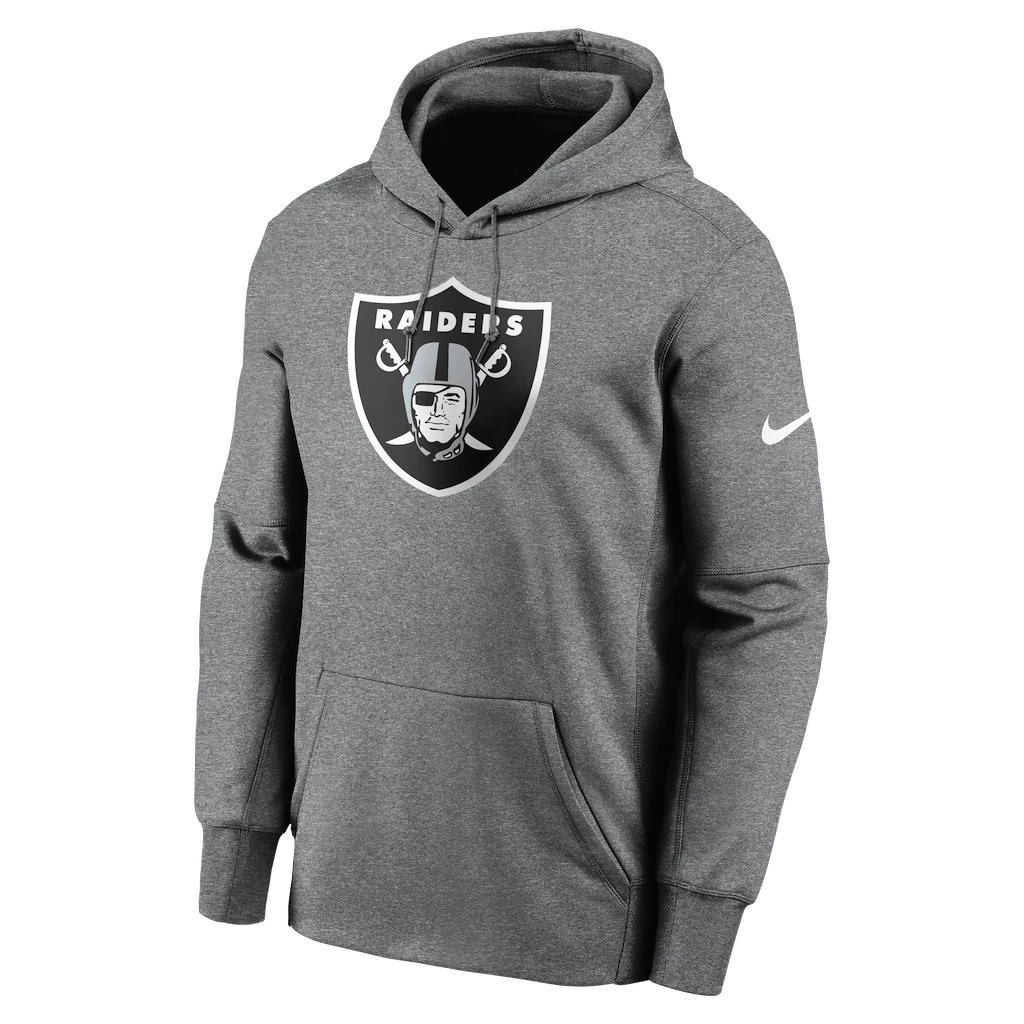 Pánská mikina Nike  Prime Logo Therma Pullover Hoodie Las Vegas Raiders