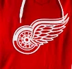 Pánská mikina s kapucí CCM Black Pullover NHL Detroit Red Wings