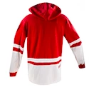 Pánská mikina s kapucí CCM Black Pullover NHL Detroit Red Wings