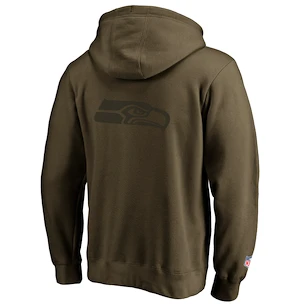 Pánská mikina s kapucí Fanatics Iconic Front & Back Logo Graphic Hoodie NFL Seattle Seahawks