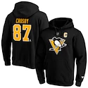 Pánská mikina s kapucí Fanatics NHL Pittsburgh Penguins Sidney Crosby 87