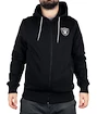 Pánská mikina s kapucí Fanatics Oversized Split Print Zip Thru Hoodie NFL Oakland Raiders