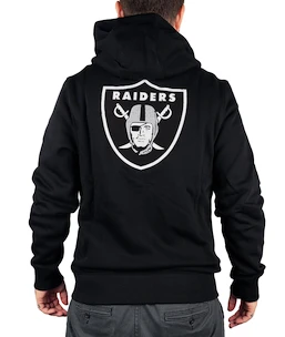 Pánská mikina s kapucí Fanatics Oversized Split Print Zip Thru Hoodie NFL Oakland Raiders