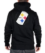 Pánská mikina s kapucí Fanatics Oversized Split Print Zip Thru Hoodie NFL Pittsburgh Steelers