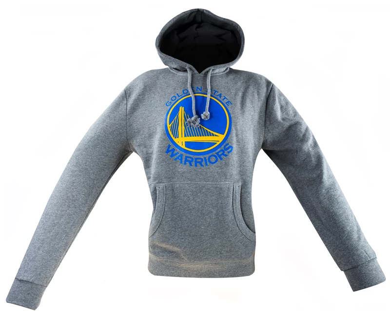 Pánská mikina s kapucí Mitchell & Ness Team Logo NBA Golden State Warriors