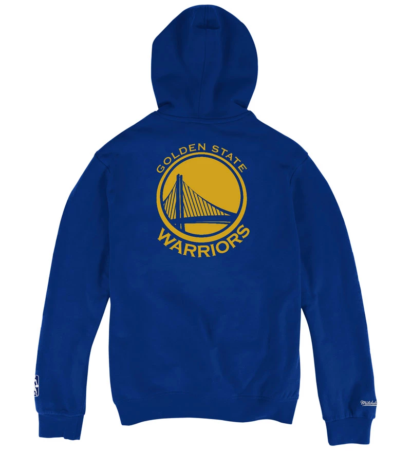 Pánská mikina s kapucí Mitchell & Ness Tight Defense NBA Golden State Warriors