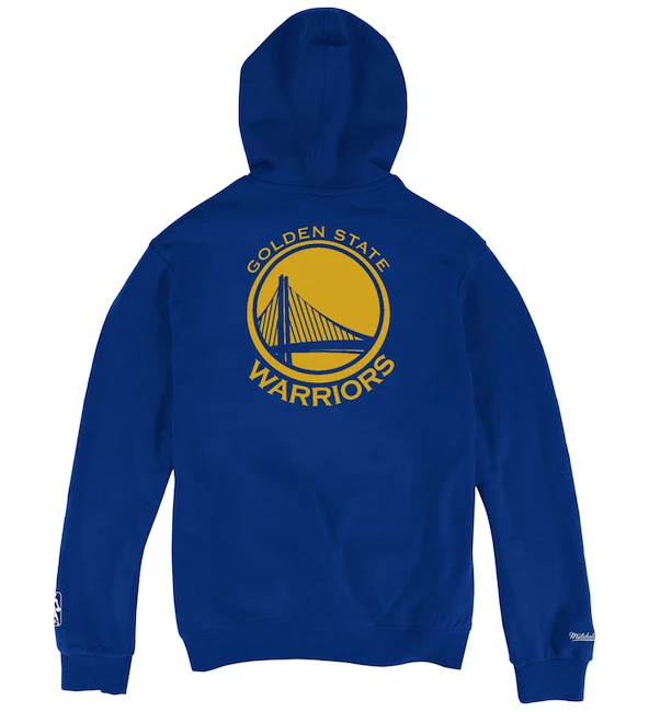 Pánská mikina s kapucí Mitchell & Ness Tight Defense NBA Golden State Warriors