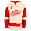 Pánská mikina s kapucí Old Time Hockey Vintage Player Lacer Detroit Red Wings Gordie Howe 9