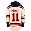 Pánská mikina s kapucí Old Time Hockey Vintage Player Lacer New York Rangers Mark Messier 11