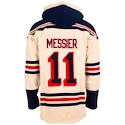 Pánská mikina s kapucí Old Time Hockey Vintage Player Lacer New York Rangers Mark Messier 11