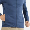 Pánská mikina Salomon  Outrack Full Zip Mid Dark Denim