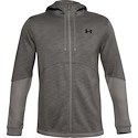 Pánská Mikina Under Armour DOUBLE KNIT FZ HOODIE zelená