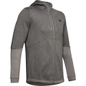 Pánská Mikina Under Armour DOUBLE KNIT FZ HOODIE zelená