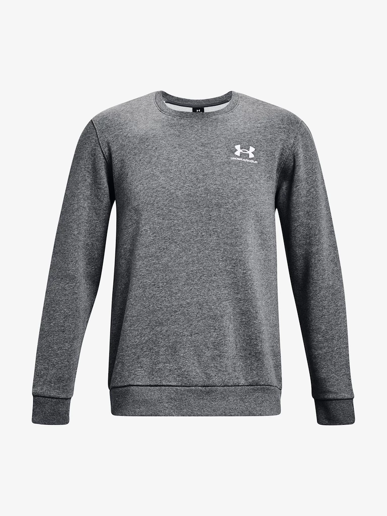 Pánská mikina Under Armour  Essential Fleece Crew-GRY