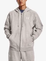 Pánská mikina Under Armour  Essential Fleece FZ Hood-GRY L