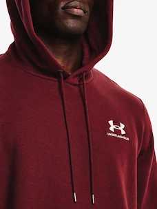 Pánská mikina Under Armour  Essential Fleece Hoodie-RED XL