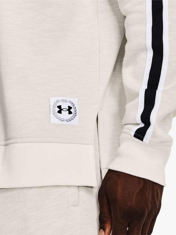 Pánská mikina Under Armour  Essential Heritge Flc Crw-WHT XXL