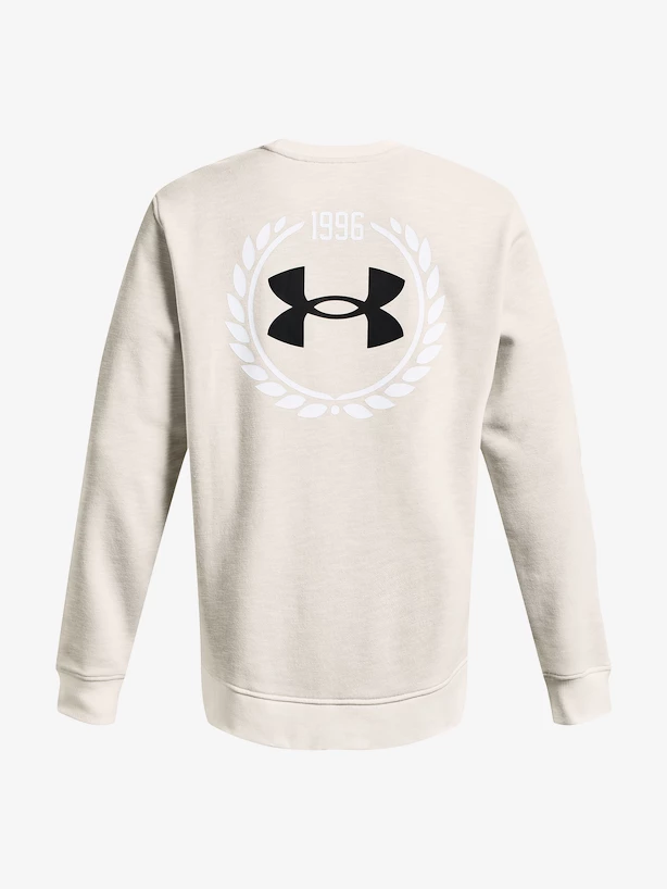 Pánská mikina Under Armour  Essential Heritge Flc Crw-WHT XXL