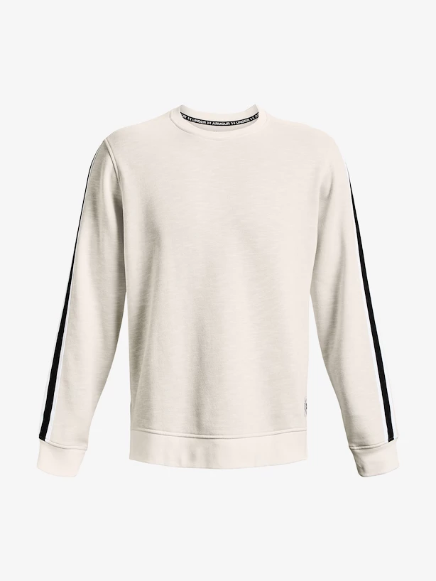 Pánská mikina Under Armour  Essential Heritge Flc Crw-WHT XXL