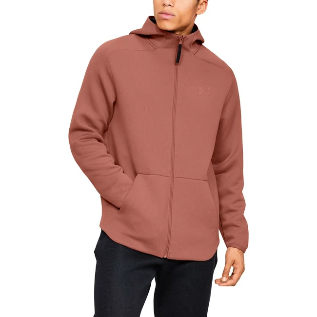 Pánská Mikina Under Armour /MOVE FZ HOODIE hnědá