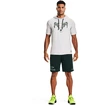 Pánská Mikina Under Armour PROJECT ROCK CC SS HD šedá Halo Gray
