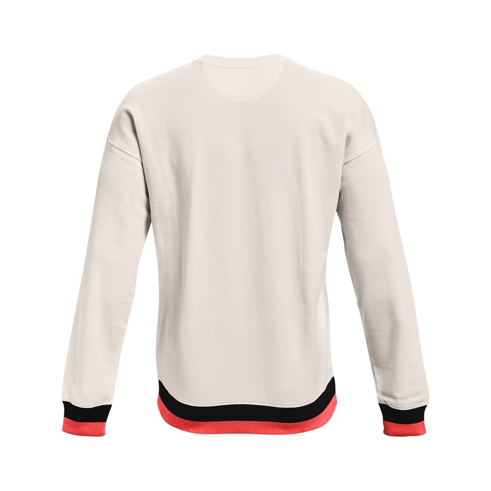 Pánská mikina Under Armour  RIVAL FLC ALMA MATER CREW white XL - thumb (2)