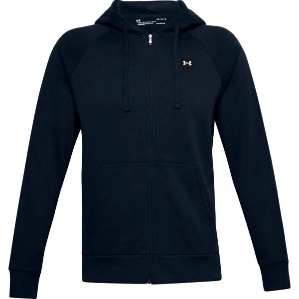 Pánská mikina Under Armour  Rival Fleece FZ Hoodie Dynamic dark blue XXL