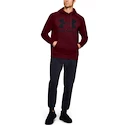 Pánská Mikina Under Armour RIVAL FLEECE SPORTSTYLE LOGO HOODIE červená