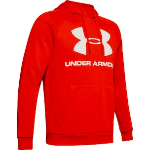 Pánská Mikina Under Armour RIVAL FLEECE SPORTSTYLE LOGO HOODIE oranžová